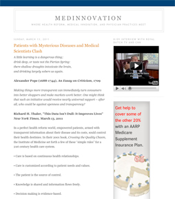 Medinnivation Blog Snapshot