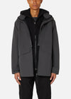 SEAM SEALED FIELD JACKET DARK GREY RÆBURN