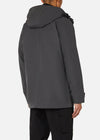 SEAM SEALED FIELD JACKET DARK GREY RÆBURN