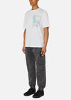 RÆMADE S/S RAYON OFF-CUT PKT TEE WHITE RÆBURN