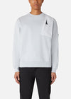 RELAXED GD CREW LIGHT BLUE RÆBURN