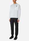 RELAXED GD CREW LIGHT BLUE RÆBURN