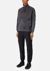 GD HALF ZIP SWEAT BLACK RÆBURN